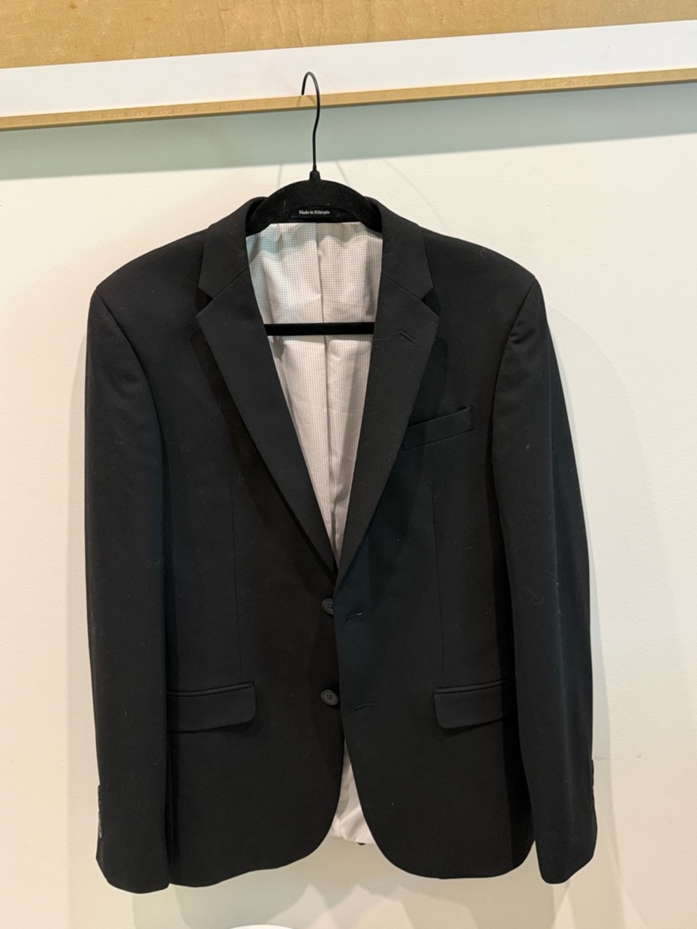 Egara Black Men's Sport Coat Blazer